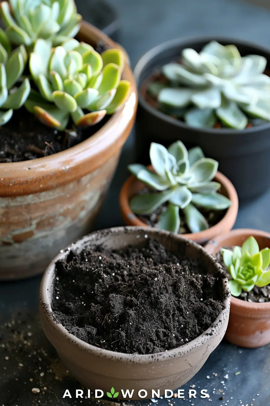 DIY Succulent Soil Recipe Ingredients