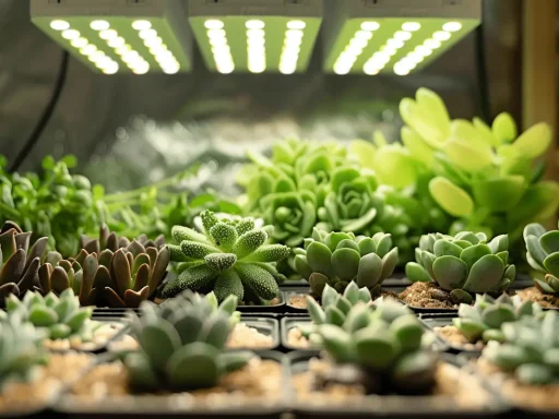 Optimal Lighting for Successful Succulent Propagation