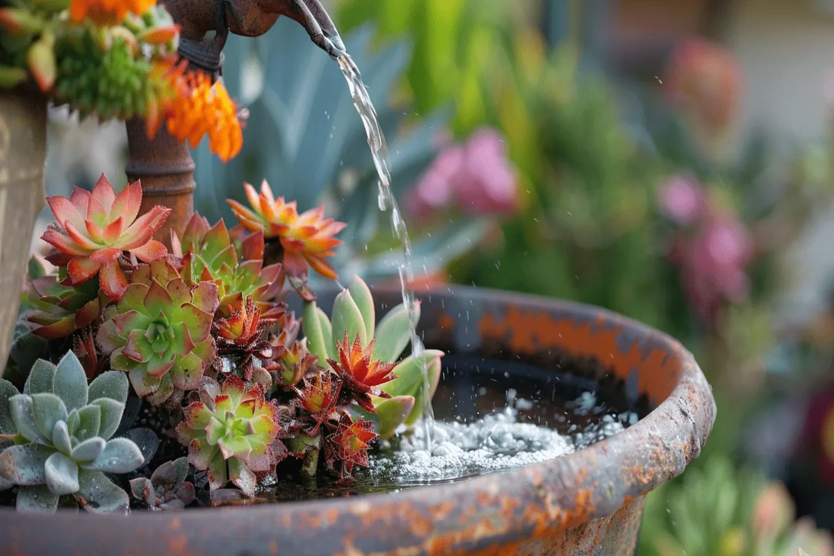 Watering Techniques for Succulent Gardens
